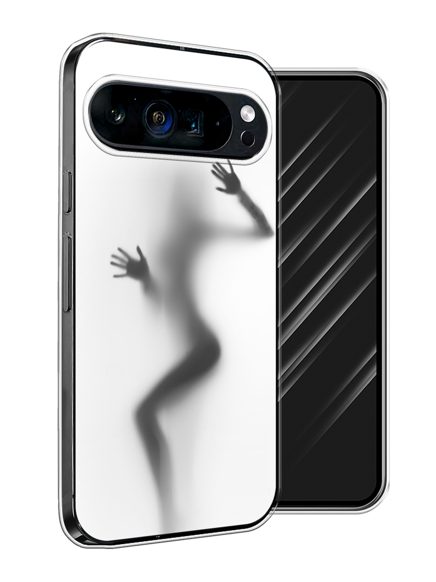 

Чехол Awog на Google Pixel 9 Pro XL "Девушка в душе", Серый;белый;черный, 272150-1