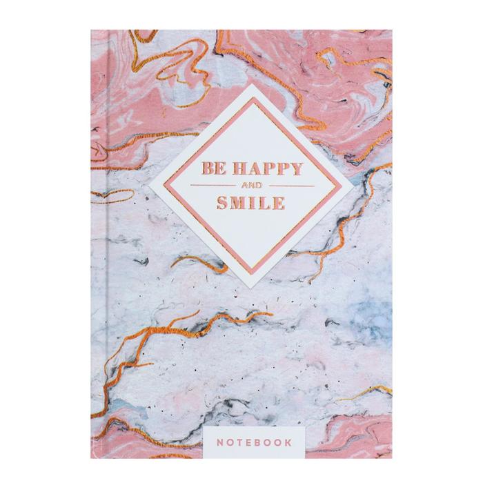 

Колледж-тетрадь А5, 80 листов в клетку "Мрамор", твёрдая обложка