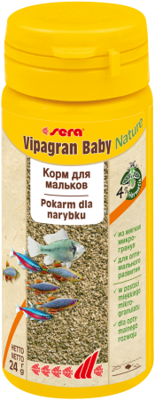 

Корм для рыб Sera VIPAGRAN BABY, гранулы, 50 мл, Vipagran Baby 700 50 мл