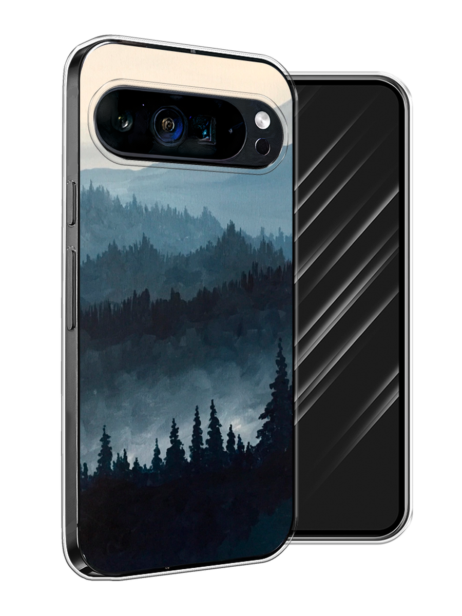 

Чехол Awog на Google Pixel 9 Pro XL "Туманные горы", Бежевый;серый;черный, 272150-1