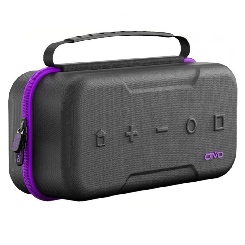 фото Защитный чехол oivo carry case для nintendo switch (черно-фиолетовый) (iv-sw178)