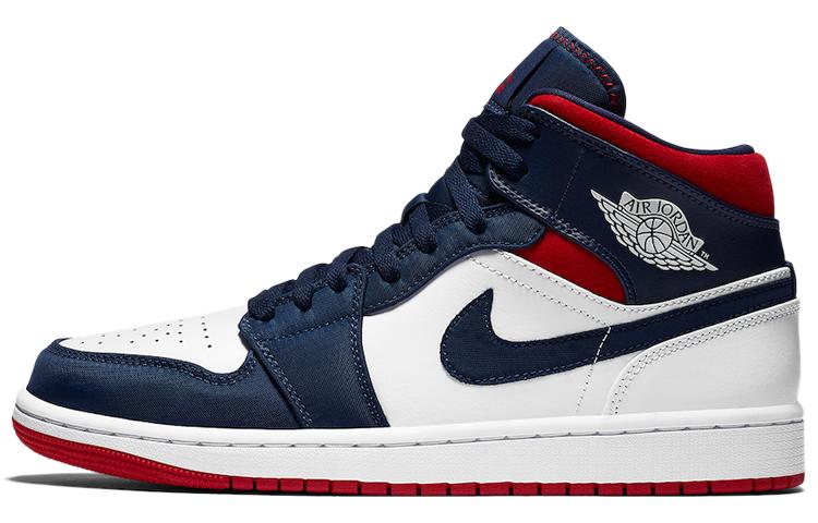 

Кеды унисекс Jordan Air Jordan 1 mid se usa разноцветные 41 EU, Разноцветный, Air Jordan 1 mid se usa