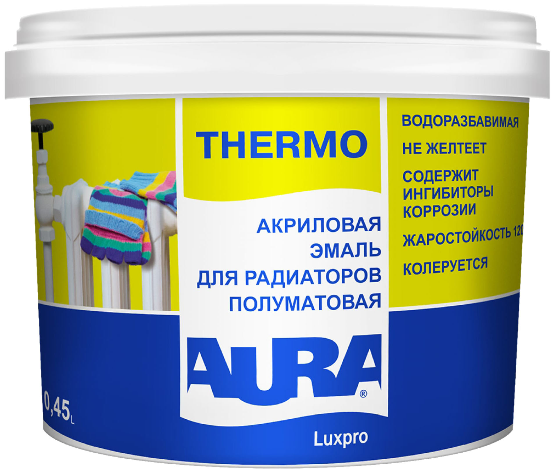 

Aura Эмаль Luxpro Thermo 0,45л K0347