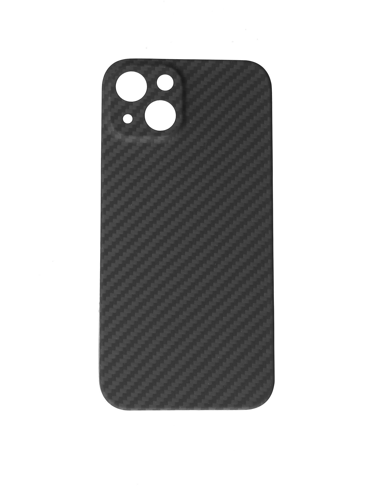 фото Чехол сarbon fiber case для iphone 14 plus (черный) black panther