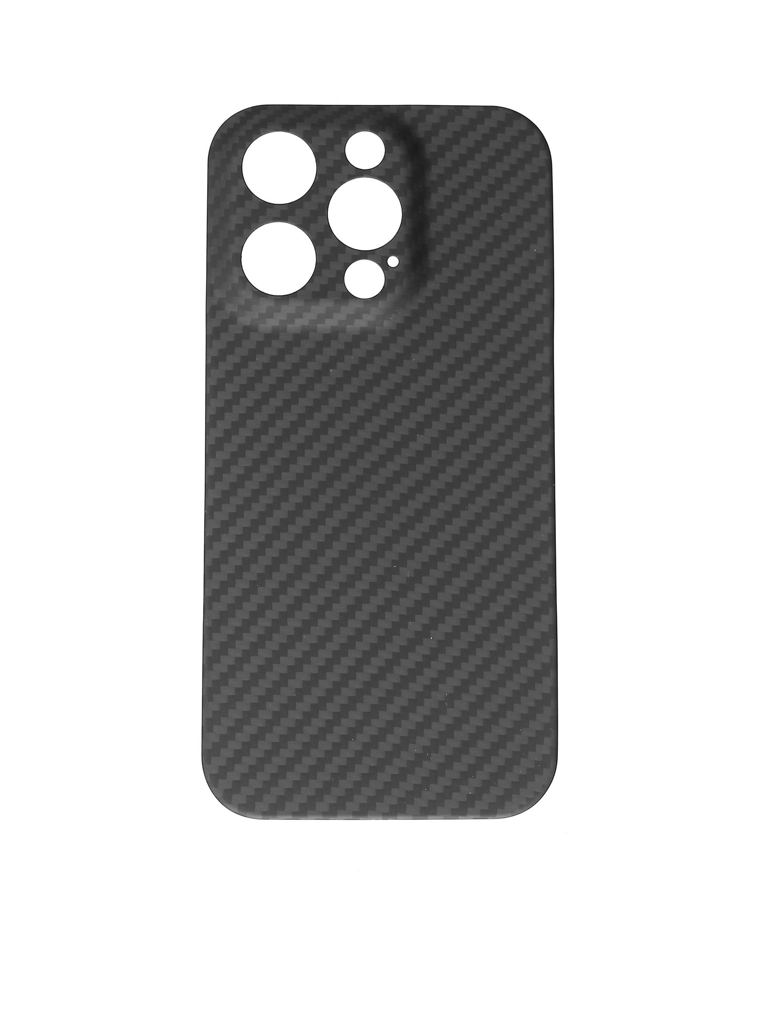 фото Чехол сarbon fiber case для iphone 13 pro (черный) black panther