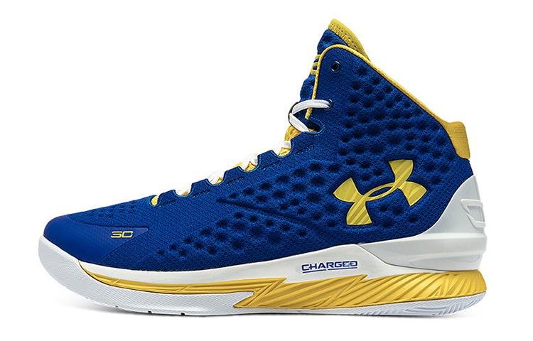 

Кроссовки унисекс Under Armour Curry 1 1 'Dub Nation' 2021 синие 41 EU, Синий, Curry 1 1 'Dub Nation' 2021