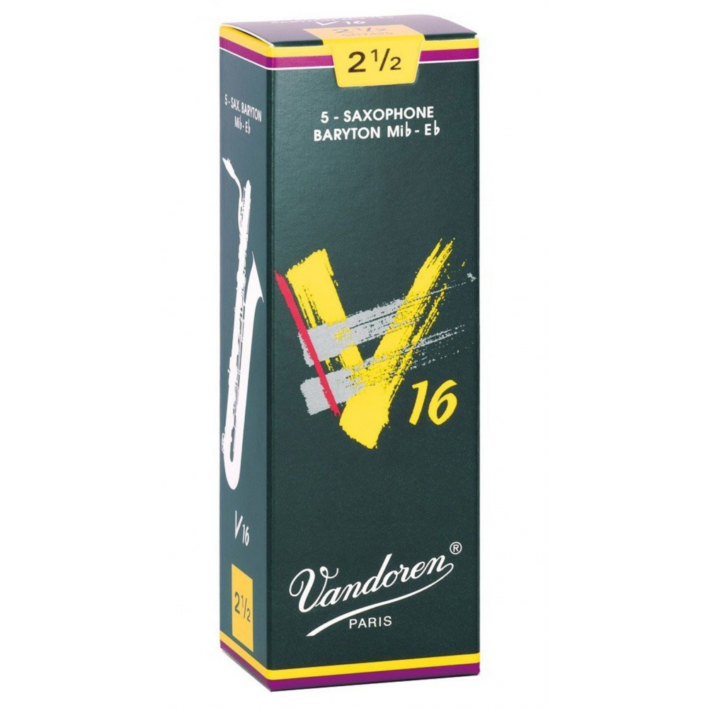 

Vandoren Sr-7425 (№ 2-1/2) - Трость для саксофона баритон, Eb, серия V16