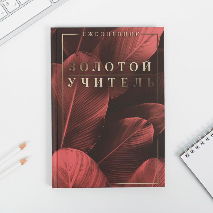 

Ежедневник ArtFox А5 80 л Золотой учитель