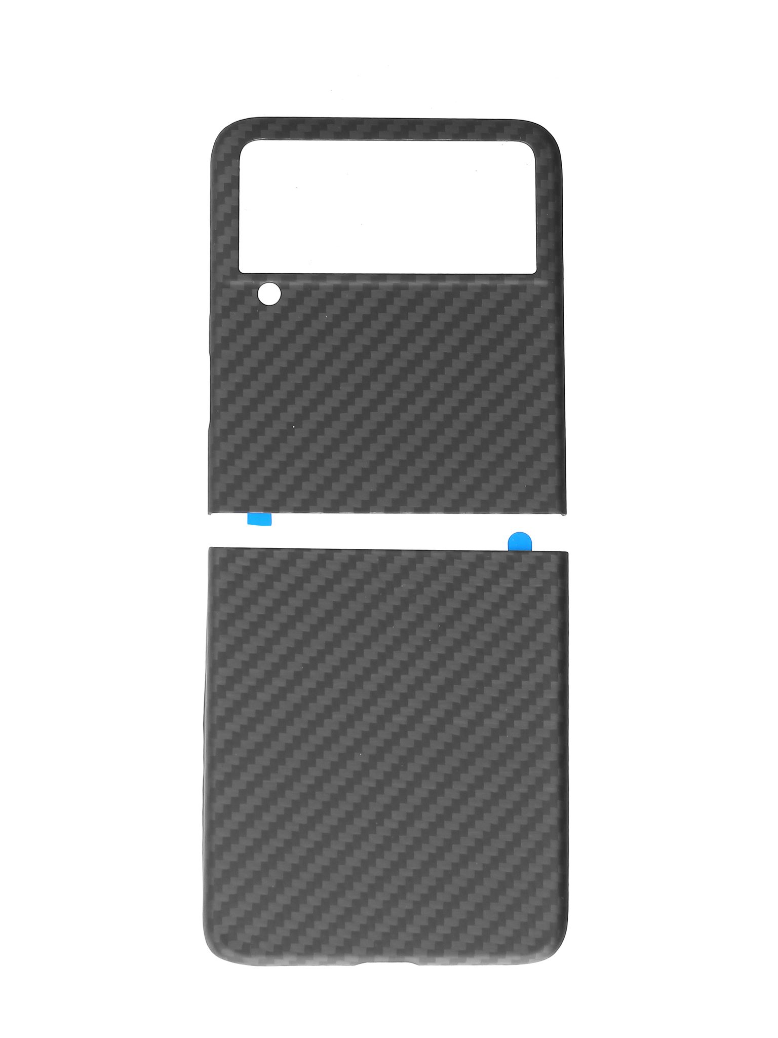 

Чехол Сarbon Fiber Case для Samsung Galaxy Z Flip 3 (черный)