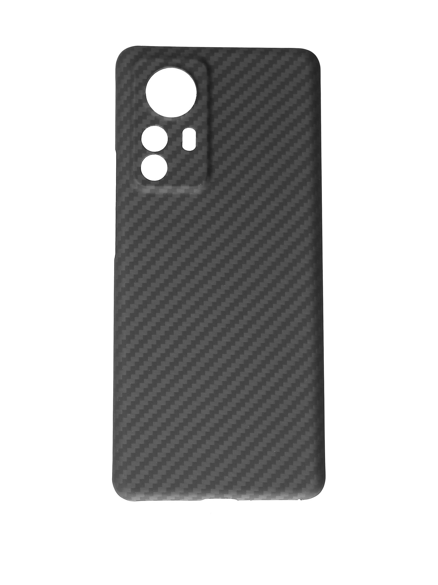

Чехол Сarbon Fiber Case для Xiaomi Mi 12 / 12X (черный)