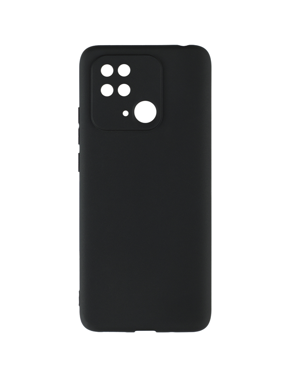 фото Чехол для xiaomi redmi 10c с защитой камеры, черный zibelino
