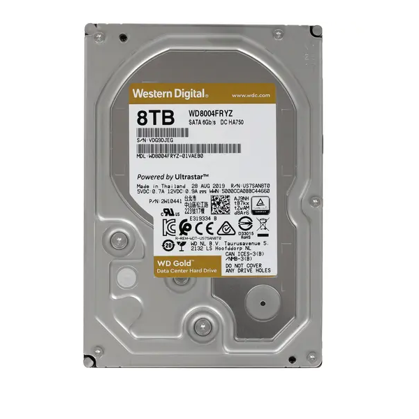 

Жесткий диск WD WD Gold 8 ТБ (WD8004FRYZ), WD Gold