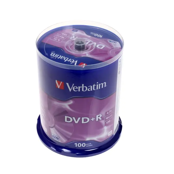 Диски DVD-R 4.7Gb 16-х, 100 шт, Cake Box 100шт. (43549)