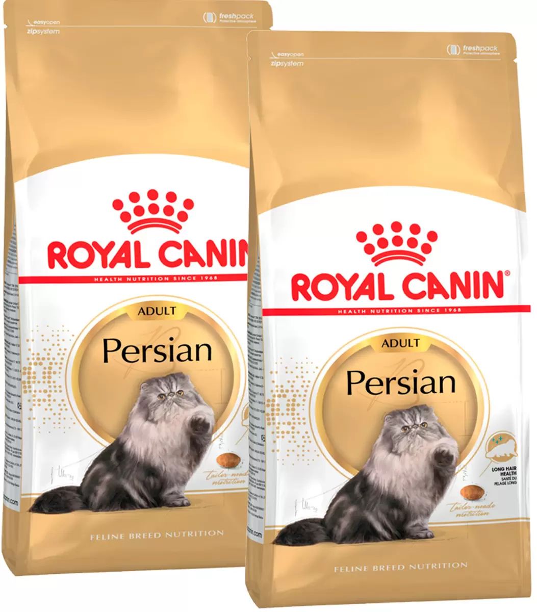 

Сухой корм для кошек ROYAL CANIN PERSIAN ADULT для персидских, 2шт по 4кг