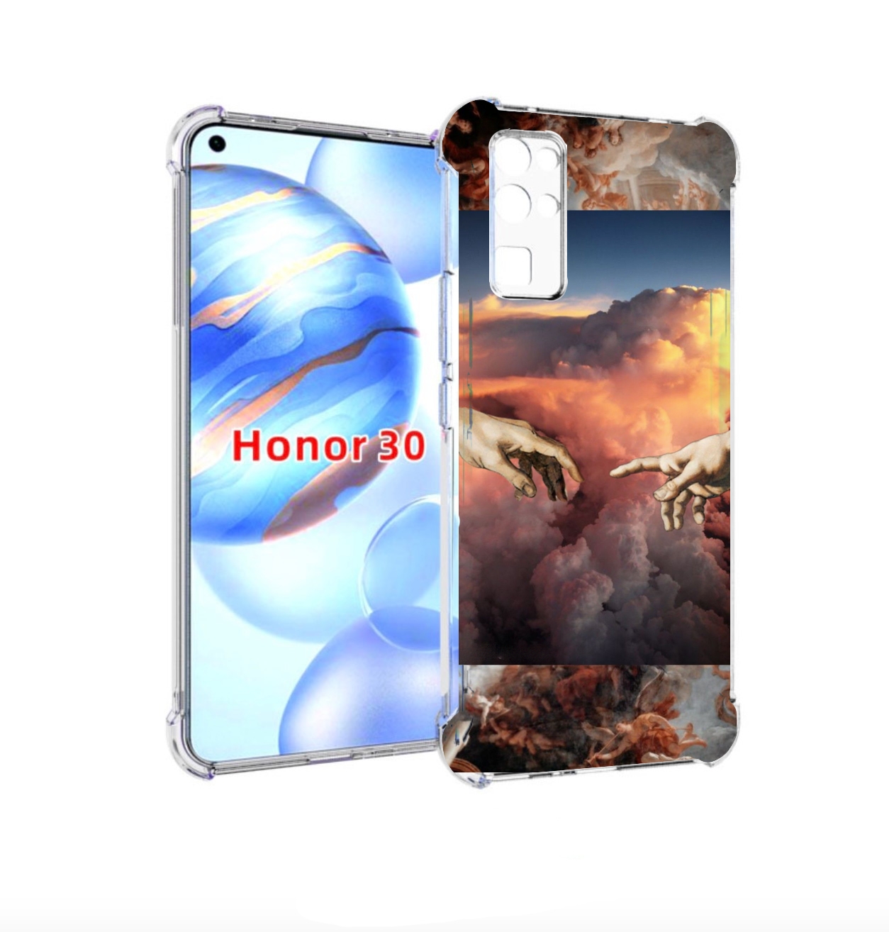 

Чехол бампер MyPads красивая-картина для Honor 30 (BMH-AN10) про, Прозрачный, Tocco