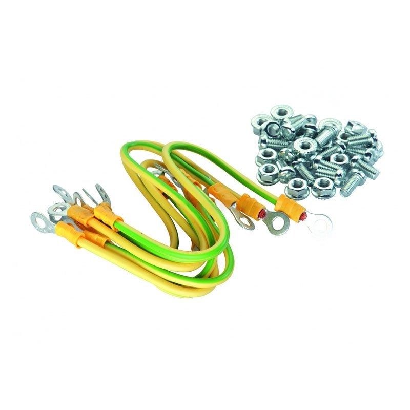 

Комплект заземления с крепежом для щитков и лотков 6мм 200мм, 20шт, КFS514152, Заземление лотков 6