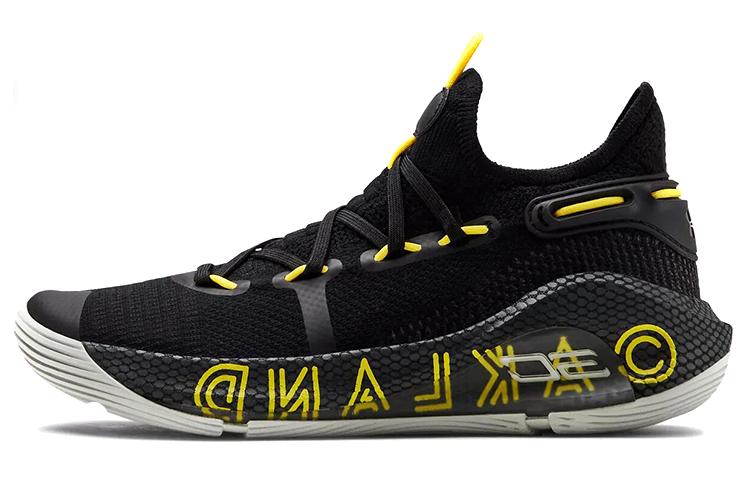 

Кроссовки унисекс Under Armour Curry 6 6 черные 37.5 EU, Черный, Curry 6 6