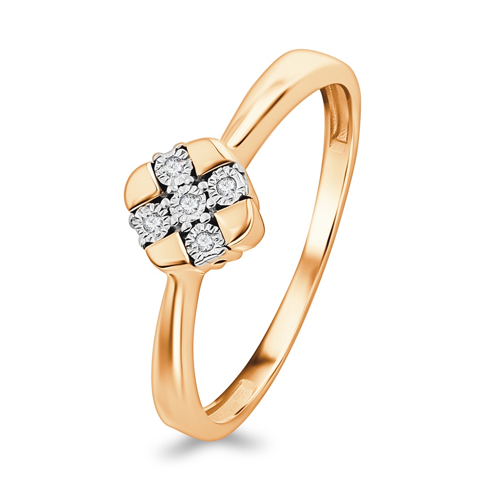 

Кольцо из золота р. , 585Gold 101016554, бриллиант, 101016554