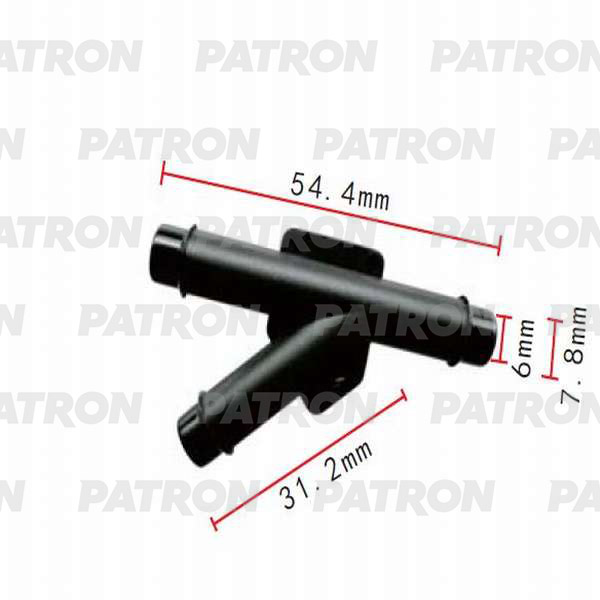 PATRON P37-0801 Тройник Chrysler применяемость соединитель трубок 5шт