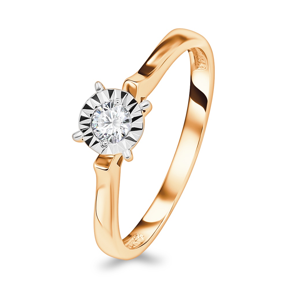 

Кольцо из золота р. , 585Gold 101016536, бриллиант, 101016536