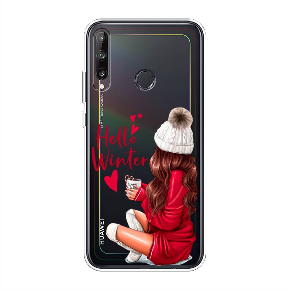 

Чехол на Huawei Y7p/P40 Lite E/Honor 9C "Hello winter", Красный;белый;коричневый, 6103350-5
