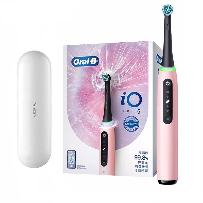 Электрическая зубная щетка Oral-B iO Series 5 розовый электрическая зубная щетка oral b 750 белый розовый