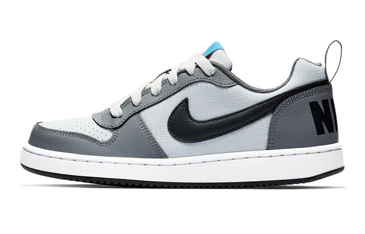 

Кеды унисекс Nike Court Borough Low GS белые 37.5 EU, Белый, Court Borough Low GS