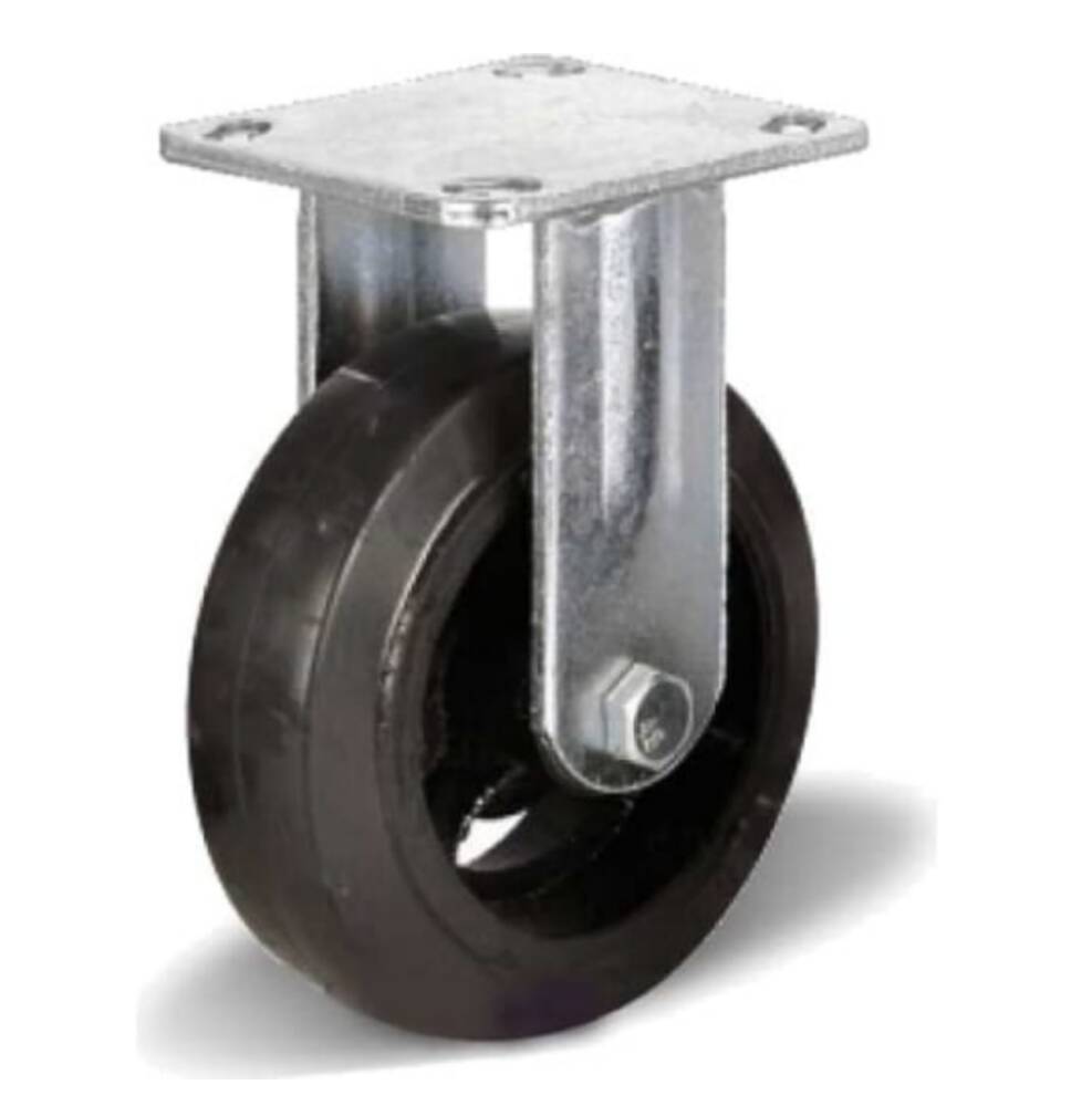 Колесо большегрузное обрезиненное неповоротное FCD42 100 мм MFK-TORG 1081100 промышленное неповоротное колесо mfk torg
