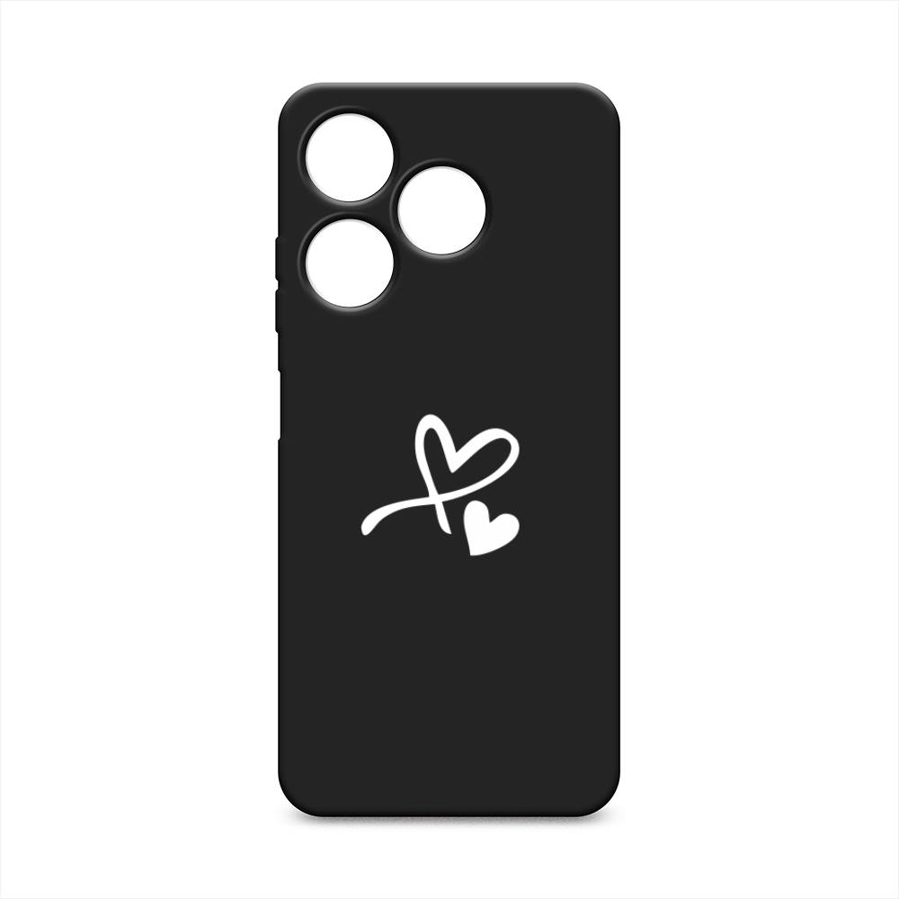 

Чехол Awog на Tecno Spark 10 4G "Сердечко минимализм", Белый, 303552-1