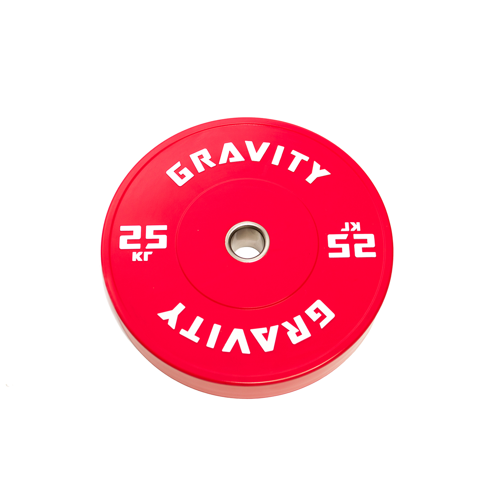 

Бамперный каучуковый диск Gravity белый лого, 25 кг, Красный, SL1104N