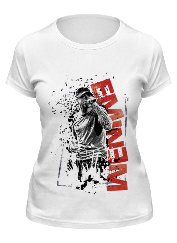 

Футболка женская Printio Eminem белая L, Белый, Eminem
