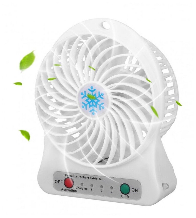 

Вентилятор настольный Devicer Mini Fan White, Mini Fan