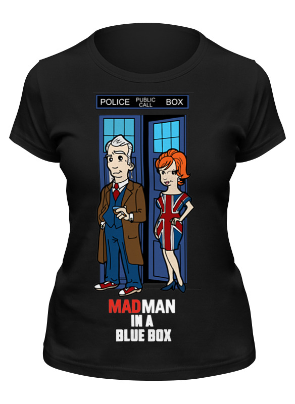 

Футболка женская Printio Tardis (doctor who) черная L, Черный, Tardis (doctor who)