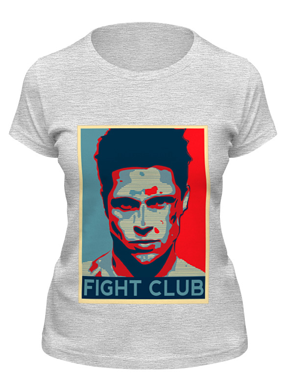 

Футболка женская Printio Tyler durden (fight club) серая L, Серый, Tyler durden (fight club)