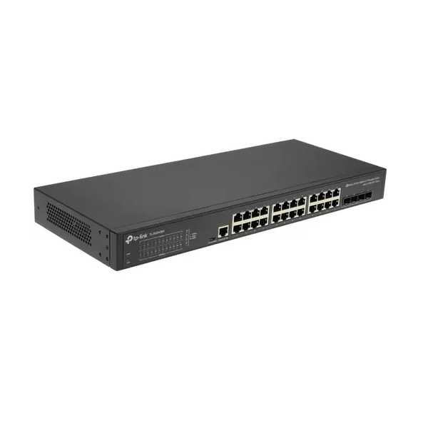 Коммутатор TP-Link TL-SG3428XF JetStream черный (TL-SG3428XF)