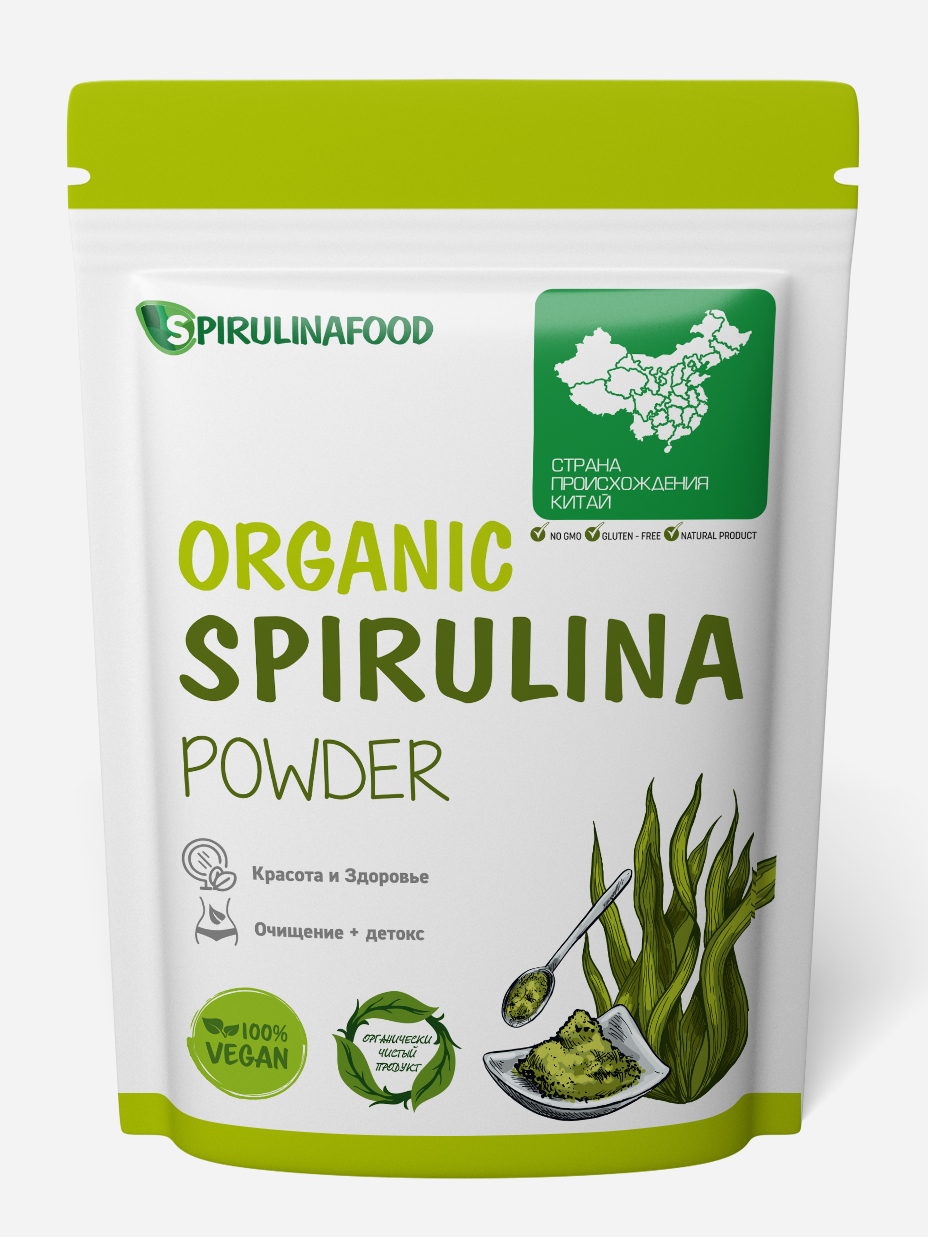 Спирулина порошок Spirulina maxima 500 г 689₽