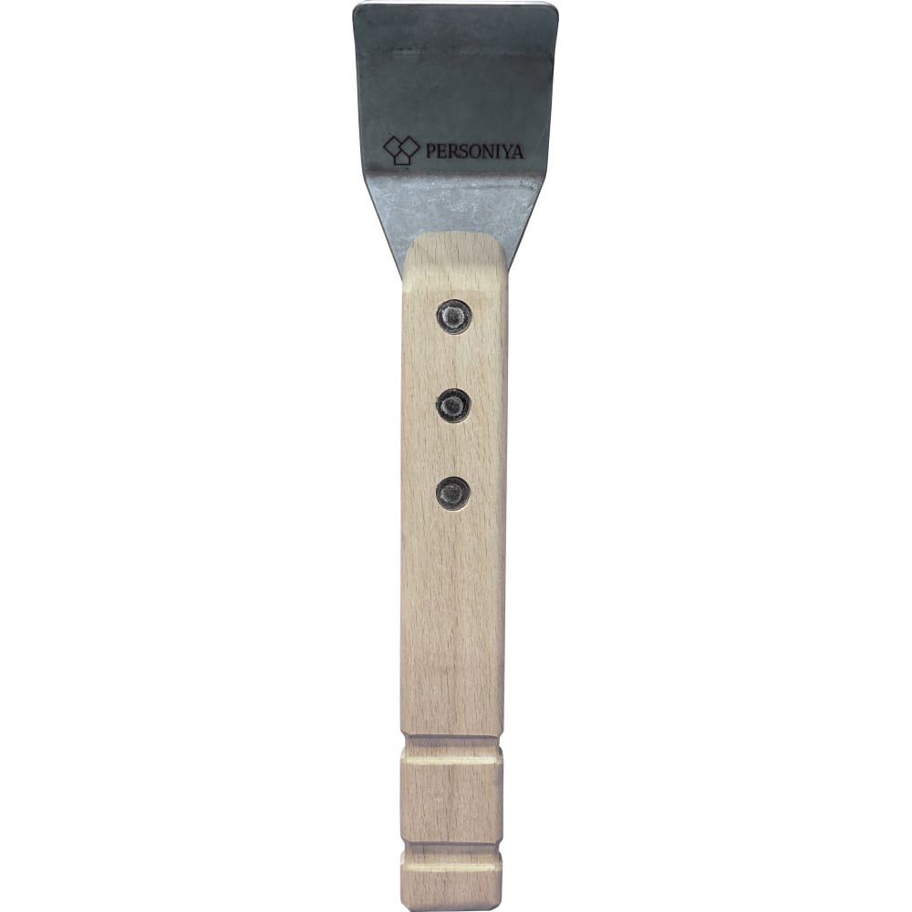 Гарпунная лопатка Personiya 90 гр, 2 гиба, с деревянной ручкой, 20 см 7MT0008