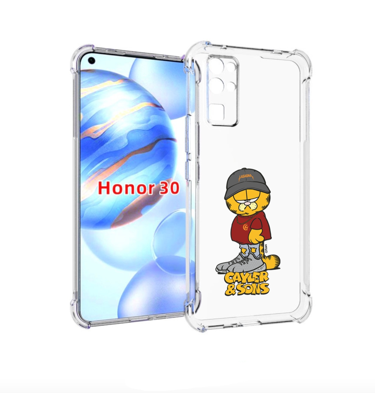 

Чехол бампер MyPads кот-в-кроссовках для Honor 30 (BMH-AN10) про, Прозрачный, Tocco