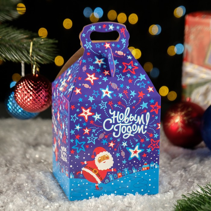 

Коробка подарочная складная "Фейерверк" 12 х 12 х 17 см (5 шт), Разноцветный