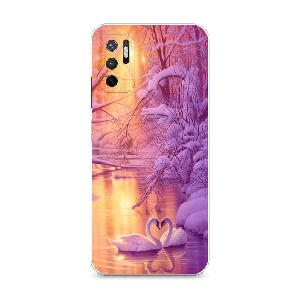 

Чехол на Xiaomi Redmi Note 11SE "Зима 1", Фиолетовый;желтый, 315950-2