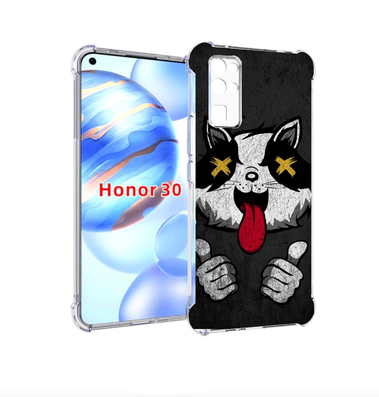 

Чехол бампер MyPads классный зверек для Honor 30 (BMH-AN10) прот, Прозрачный, Tocco