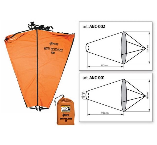 AKARA Якорь-парашют Akara ПВХ 550х800 мм