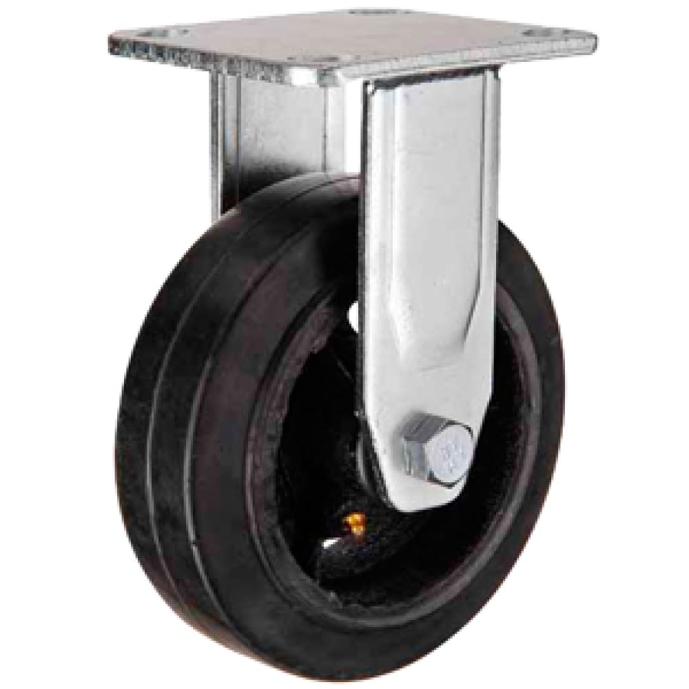 Большегрузное чугунное колесо неповоротное FCD 63 (150 мм; 230 кг) А5 1000094 большегрузное чугунное колесо поворотное с площадкой scd 55 125 мм 160 кг а5 1000088