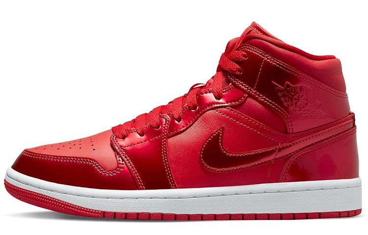 

Кеды унисекс Jordan Air Jordan 1 Mid SE Pomegranate красные 35.5 EU, Красный, Air Jordan 1 Mid SE Pomegranate