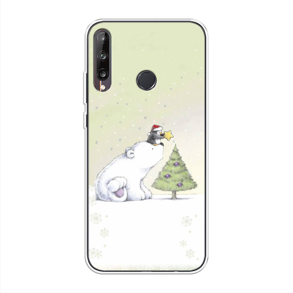 

Чехол на Huawei Y7p "Украшение елки", Белый;бежевый, 6103350-5