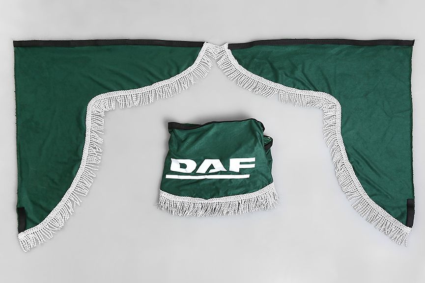 

Ламбрекен DAF (польская ткань) Зеленый с белым, Белый;зеленый