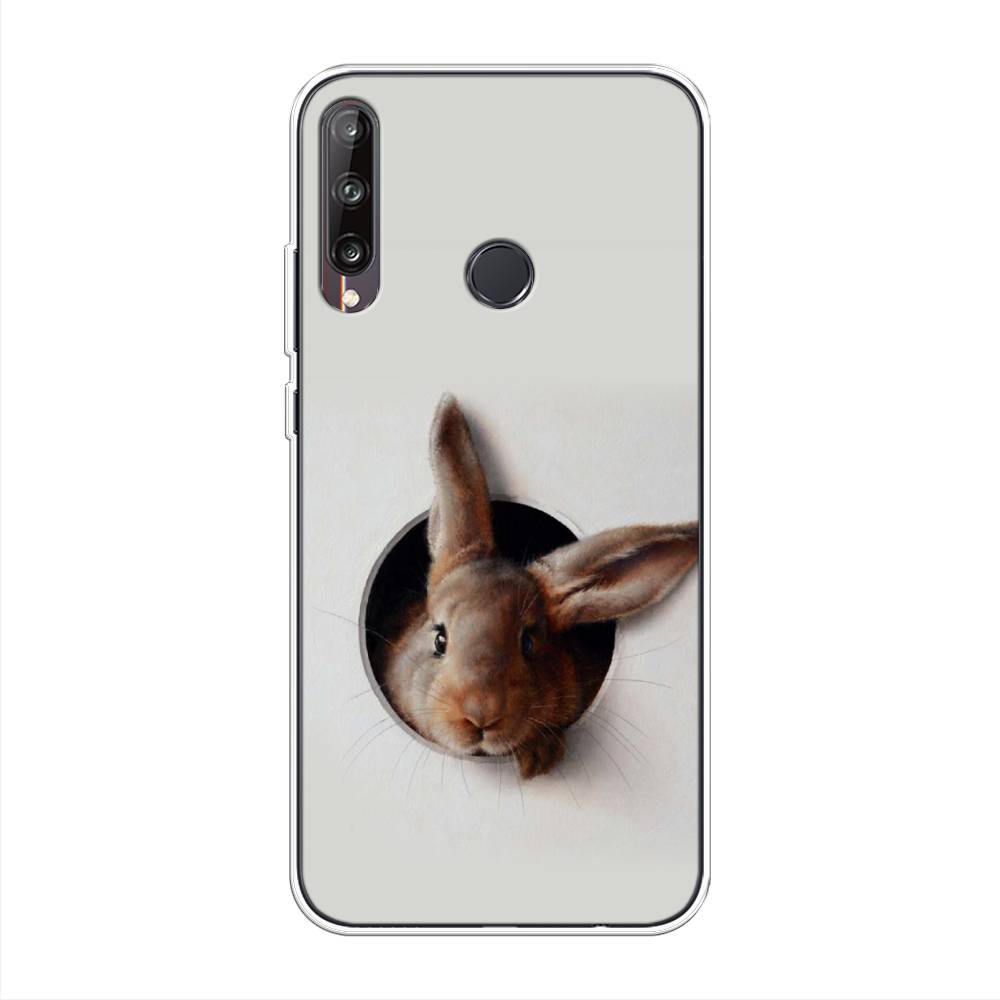 

Чехол на Huawei Y7p "Любопытный кролик", Серый;коричневый, 6103350-1