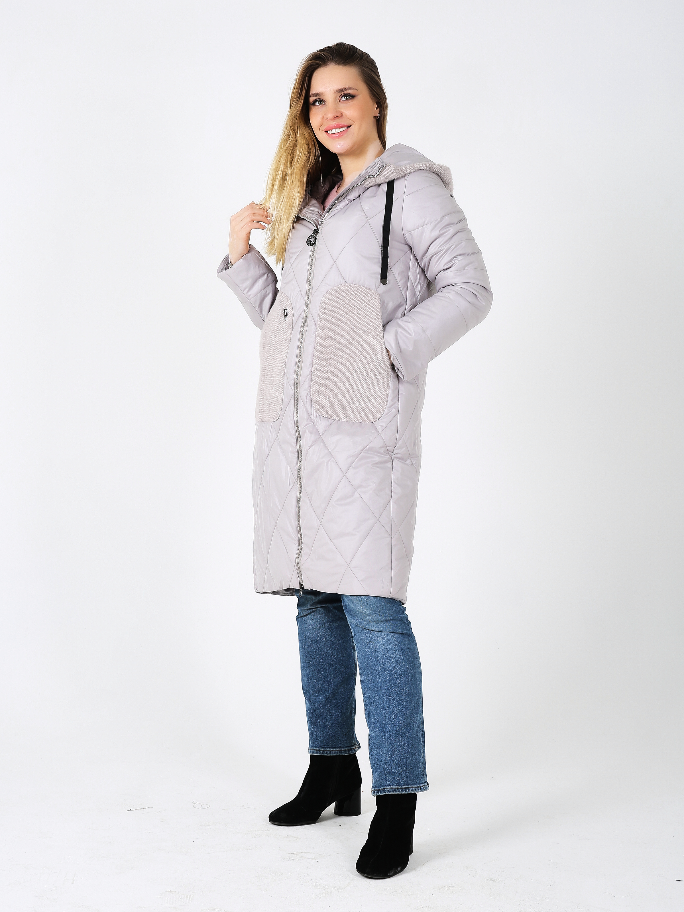 

Пальто женское Louren Wilton 91056 бежевое 52 RU, 91056