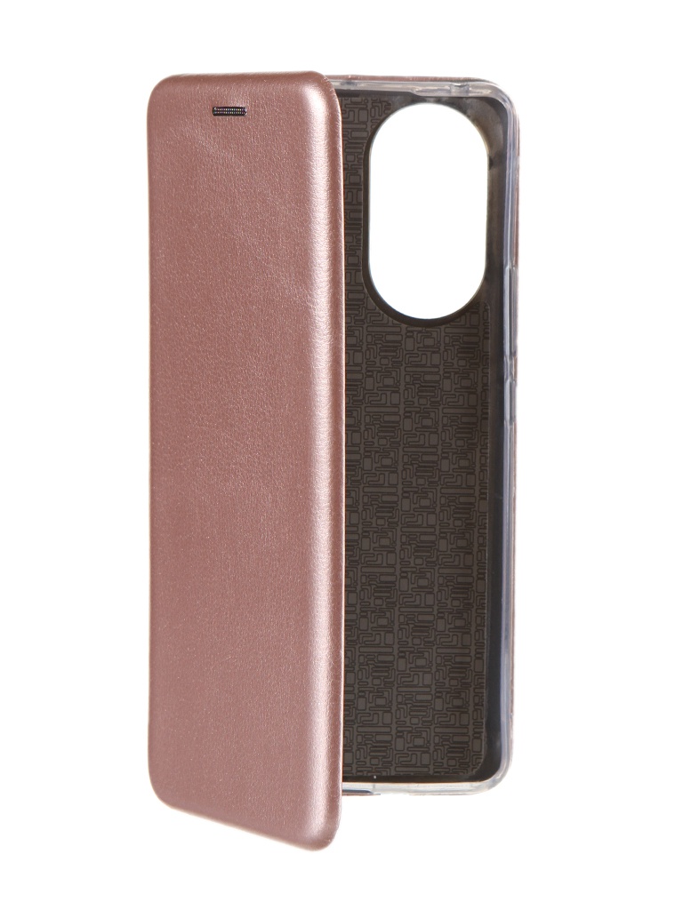 фото Чехол innovation для honor 50 book pink-gold 35338