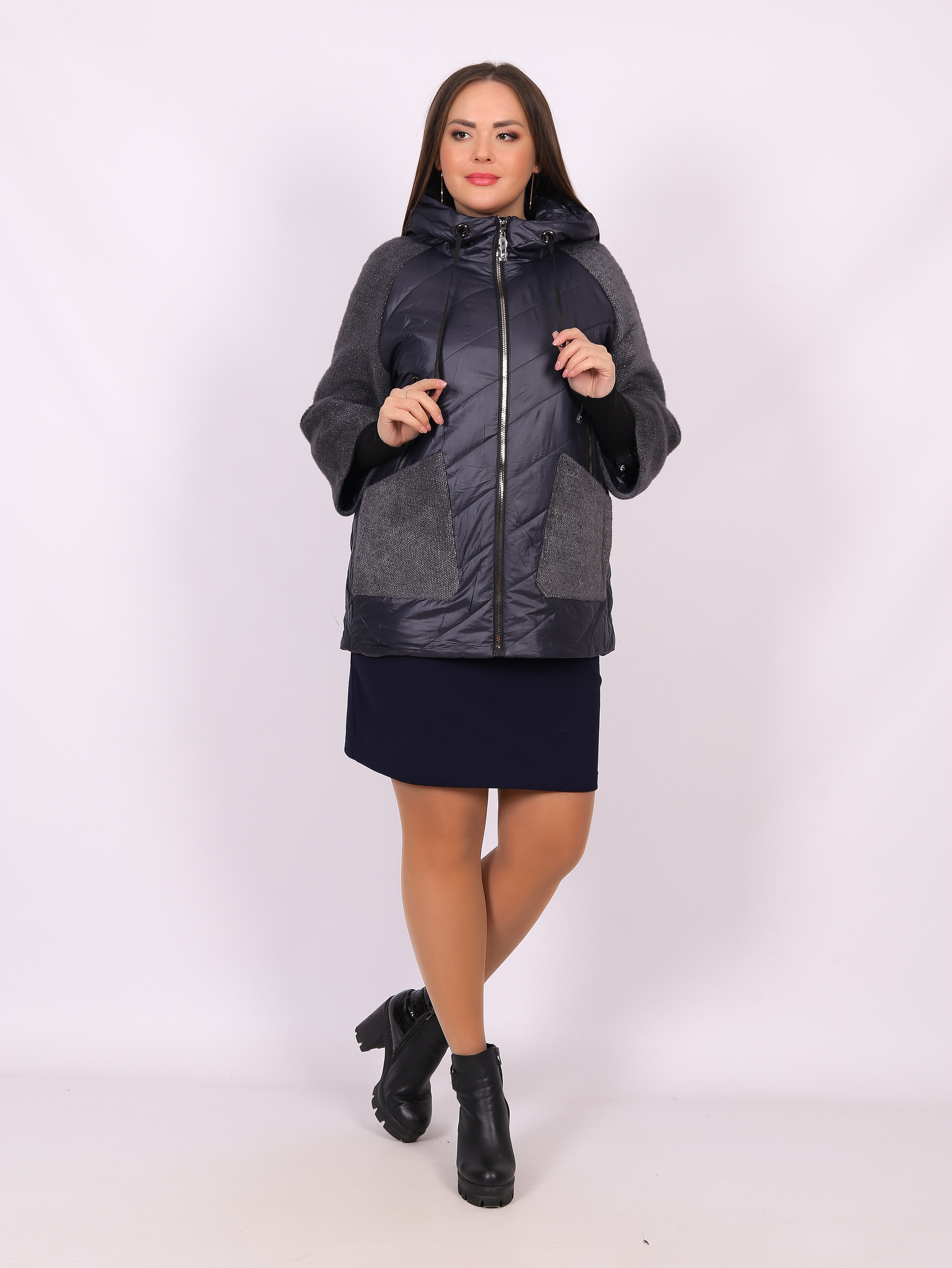 

Куртка женская Louren Wilton 91030 синяя 52 RU, 91030